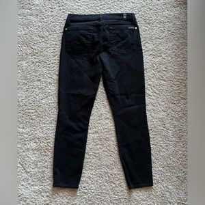 7 for all mankind skinny black ankle